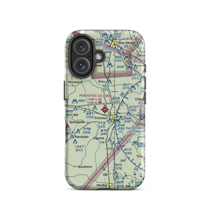 Pontotoc County Airport (22M) VFR Sectional  Tough iPhone Case