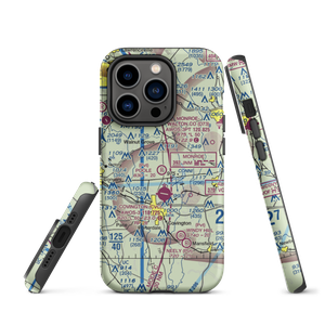 Poole Farm Airport (2GA1) VFR Sectional  Tough iPhone Case