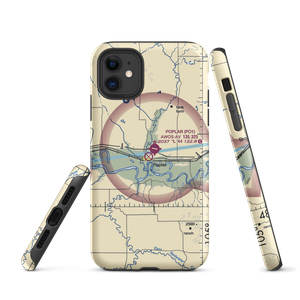 Poplar Airport (42S) VFR Sectional  Tough iPhone Case