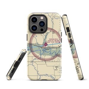 Poplar Airport (42S) VFR Sectional  Tough iPhone Case