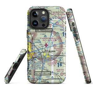 Poplar Grove Airport (C77) VFR Sectional  Tough iPhone Case