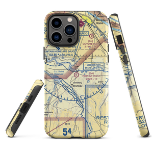 Poplar Point Airport (ID42) VFR Sectional  Tough iPhone Case