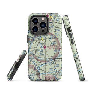 Poplarville Pearl River County Airport (M13) VFR Sectional  Tough iPhone Case