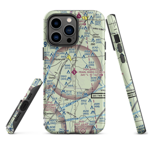 Poplarville Pearl River County Airport (M13) VFR Sectional  Tough iPhone Case