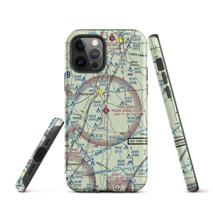 Poplarville Pearl River County Airport (M13) VFR Sectional  Tough iPhone Case