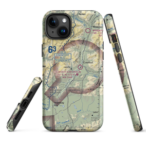 Porcupine Creek Airport (PCK) VFR Sectional  Tough iPhone Case