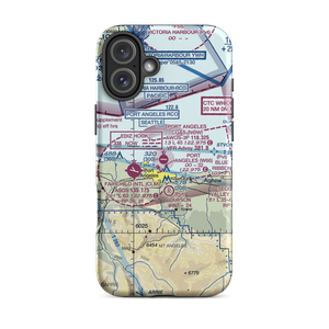 Port Angeles Cgas Airport (NOW) VFR Sectional  Tough iPhone Case