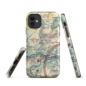 Port Elsner Airport (75WA) VFR Sectional  Tough iPhone Case