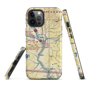 Port Field (WS87) VFR Sectional  Tough iPhone Case