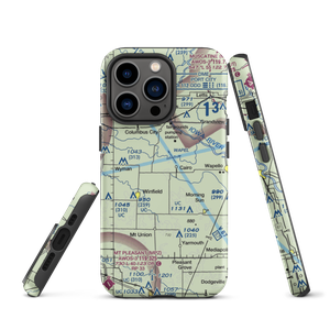 Port Paradise Farms Airport (8IA2) VFR Sectional  Tough iPhone Case