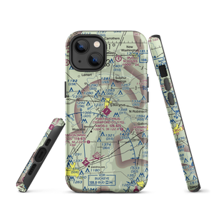 Port-Bucyrus-Crawford County Airport (17G) VFR Sectional  Tough iPhone Case