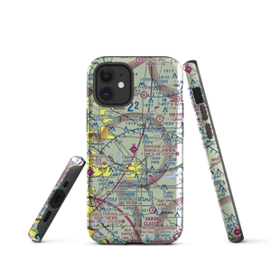 Portage County Airport (POV) VFR Sectional  Tough iPhone Case