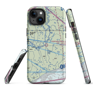 Portage Creek Airport (A14) VFR Sectional  Tough iPhone Case