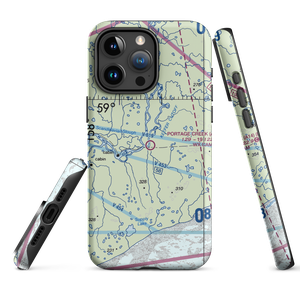 Portage Creek Airport (A14) VFR Sectional  Tough iPhone Case