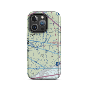 Portage Creek Airport (A14) VFR Sectional  Tough iPhone Case