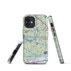 Portage Creek Airport (A14) VFR Sectional  Tough iPhone Case