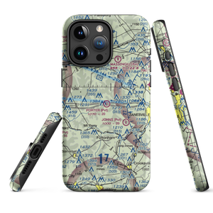 Porter Airport (OH92) VFR Sectional  Tough iPhone Case