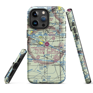 Porter County Municipal Airport (VPZ) VFR Sectional  Tough iPhone Case