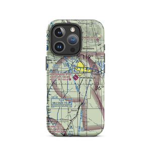 Porterville Municipal Airport (PTV) VFR Sectional  Tough iPhone Case