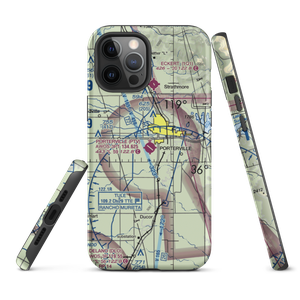 Porterville Municipal Airport (PTV) VFR Sectional  Tough iPhone Case