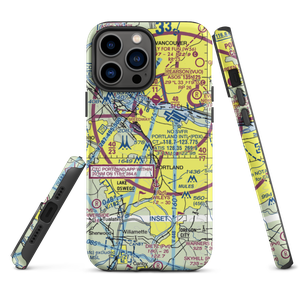 Portland Downtown Heliport (61J) VFR Sectional  Tough iPhone Case