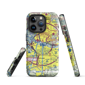 Portland International Airport (PDX) VFR Sectional  Tough iPhone Case