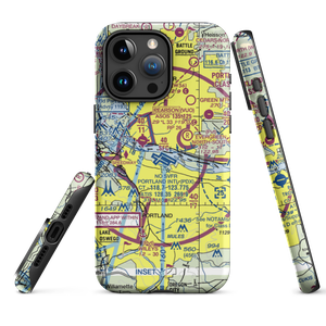 Portland International Airport (PDX) VFR Sectional  Tough iPhone Case