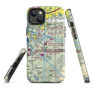 Portland Mulino Airport (4S9) VFR Sectional  Tough iPhone Case