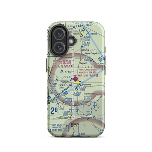 Portland Municipal Airport (PLD) VFR Sectional  Tough iPhone Case