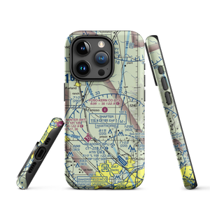 Poso Kern County Airport (L73) VFR Sectional  Tough iPhone Case