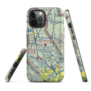Poso Kern County Airport (L73) VFR Sectional  Tough iPhone Case