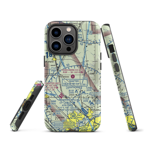 Poso Kern County Airport (L73) VFR Sectional  Tough iPhone Case