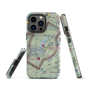 Possum Kingdom Airport (F35) VFR Sectional  Tough iPhone Case