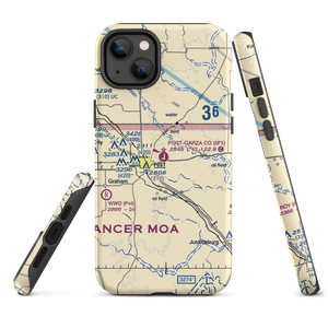 Post Garza County Municipal Airport (5F1) VFR Sectional  Tough iPhone Case