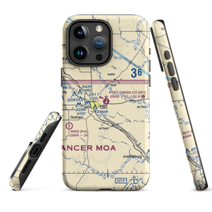 Post Garza County Municipal Airport (5F1) VFR Sectional  Tough iPhone Case