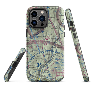 Post Mills Airport (2B9) VFR Sectional  Tough iPhone Case