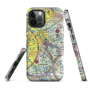 Post-Air Airport (7L8) VFR Sectional  Tough iPhone Case