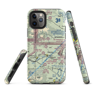 Poverty Hollow Airport (OG23) VFR Sectional  Tough iPhone Case