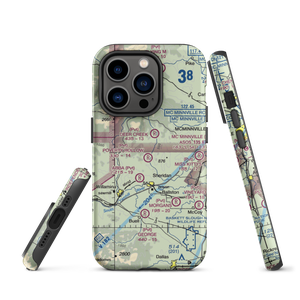 Poverty Hollow Airport (OG23) VFR Sectional  Tough iPhone Case