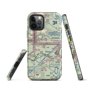 Poverty Hollow Airport (OG23) VFR Sectional  Tough iPhone Case