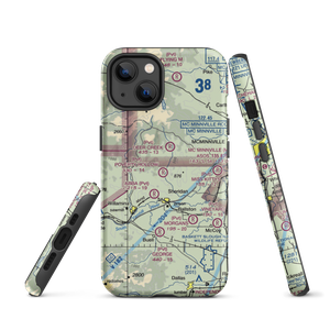 Poverty Hollow Airport (OG23) VFR Sectional  Tough iPhone Case