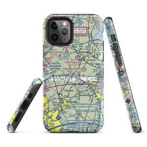 Pow-Wow Seaplane Base (NH64) VFR Sectional  Tough iPhone Case