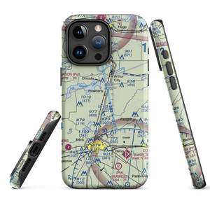 Powderly Airport (US-0131) VFR Sectional  Tough iPhone Case