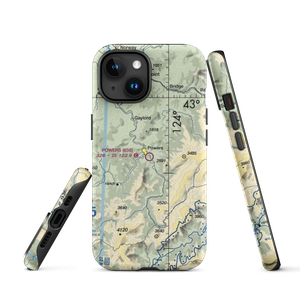 Powers Airport (6S6) VFR Sectional  Tough iPhone Case