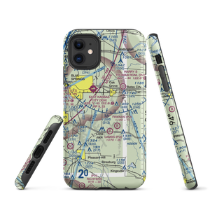 Powis Airport (MO87) VFR Sectional  Tough iPhone Case