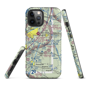 Powis Airport (MO87) VFR Sectional  Tough iPhone Case