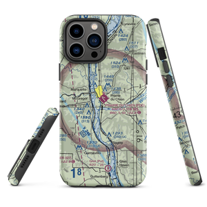 Prairie Du Chien Municipal Airport (PDC) VFR Sectional  Tough iPhone Case