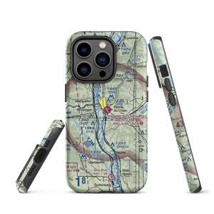 Prairie Du Chien Municipal Airport (PDC) VFR Sectional  Tough iPhone Case