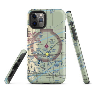 Pratt Regional Airport (PTT) VFR Sectional  Tough iPhone Case