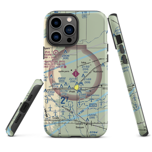 Pratt Regional Airport (PTT) VFR Sectional  Tough iPhone Case